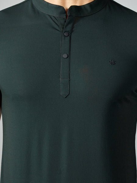 Bottle Green Henley T-shirt