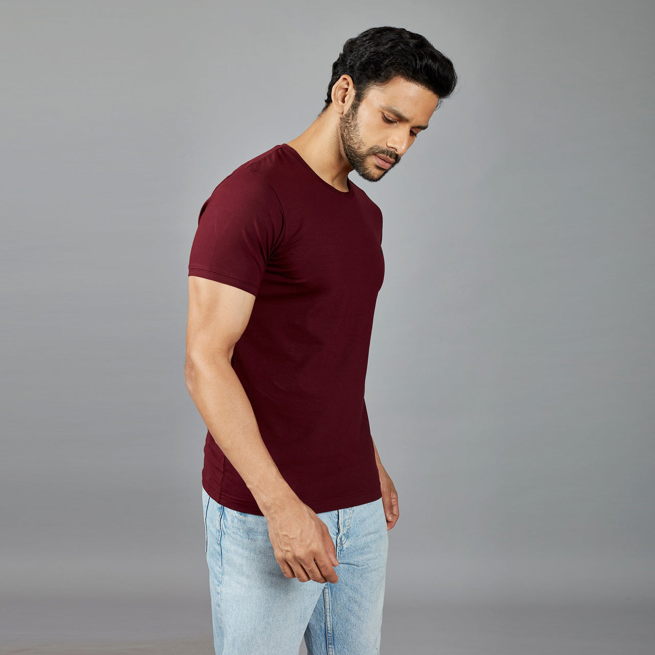 mens solid t shirts